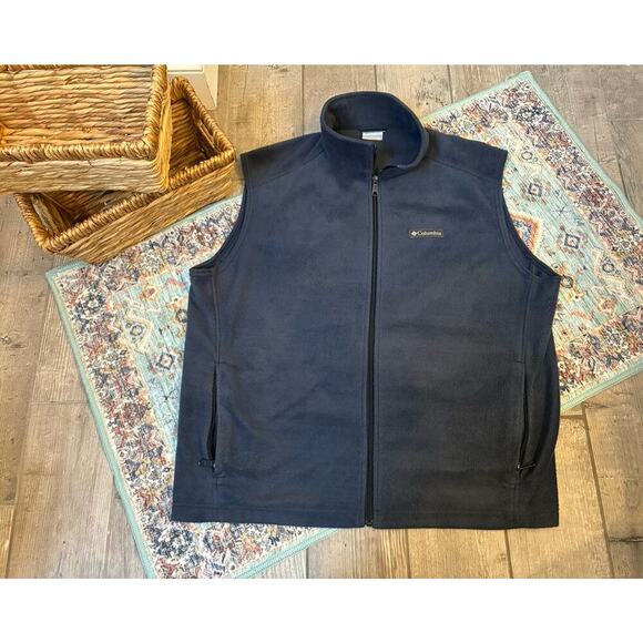 Columbia Other - Columbia Men's Steens Mountain Full Zip Fleece Vest - Blue - Size XL